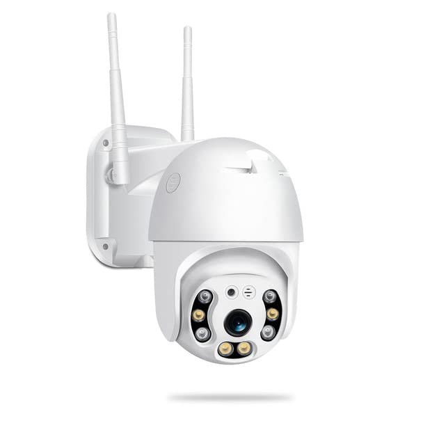 RIGWIG Outdoor Wireless IP Camera – 1080p FHD Smart Home CCTV With IR Night Vision, Pan-Tilt-Zoom, 2-Way Audio